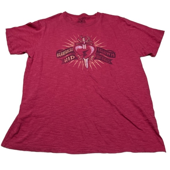 WWE Other - The heartbreak kid wwf Sean Michaels wrestler red t-shirt men’s large